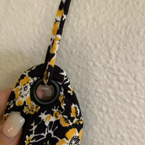 Volcom NWOT black yellow and white floral strappy dress - Picture 7 of 7